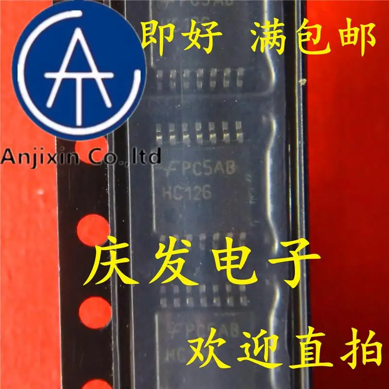 

10pcs 100% orginal new in stock MM74HC126MTCX HC126 TSSOP14