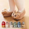 24 Autumn Winter Cartoon Baby Prewalker Socks Antiskid Children Indoor Slipper Socks Soft-soled Infant Cute First Walkers Shoes 2
