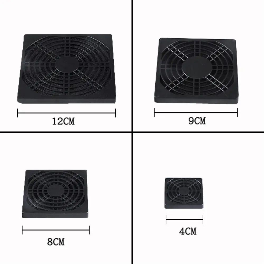 1Pcs Dustproof 40mm 80mm 90mm 120mm Case Fan Dust Filter Guard Grill Protector Cover For PC Compute Cleaning Fan Cover Case Pc Fan Protector