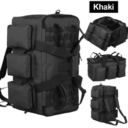 Large Tactical Duffel Bag for Outdoor Adventures and Travel (BK1)