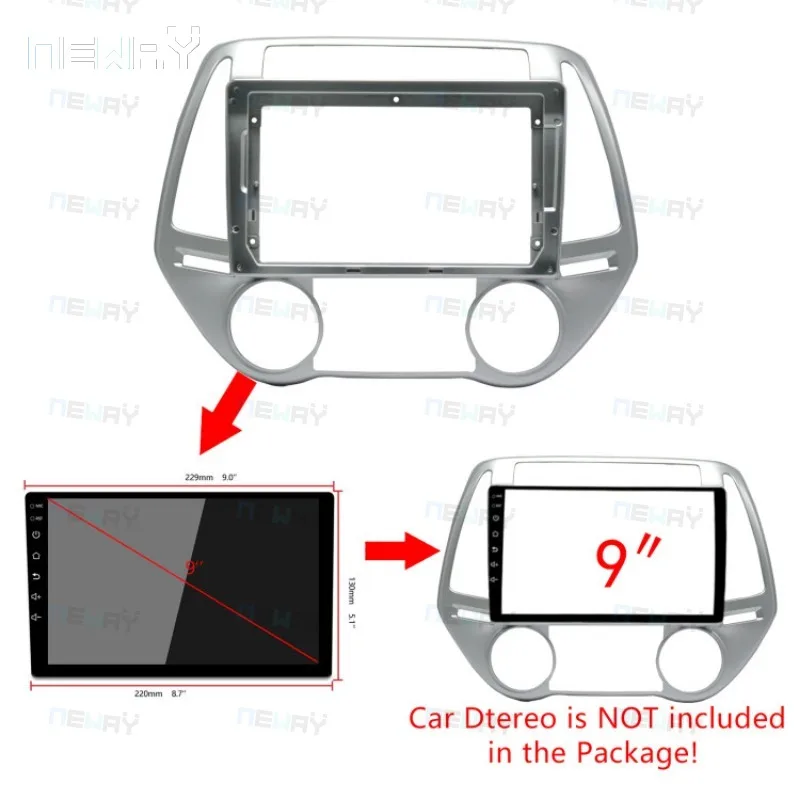 ڵ  ġ DVD GPS Mp5 öƽ ٸ г ,  I20 (ڵ/) 2012 2014  Ʈ ŰƮ, 9 ġ