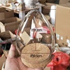 8set/pack Different Mini Size Handmade Glass Dome Vase Home Decor Cork Base Egg Shaped Transparent Cover DIY Gift Wedding Prop 2