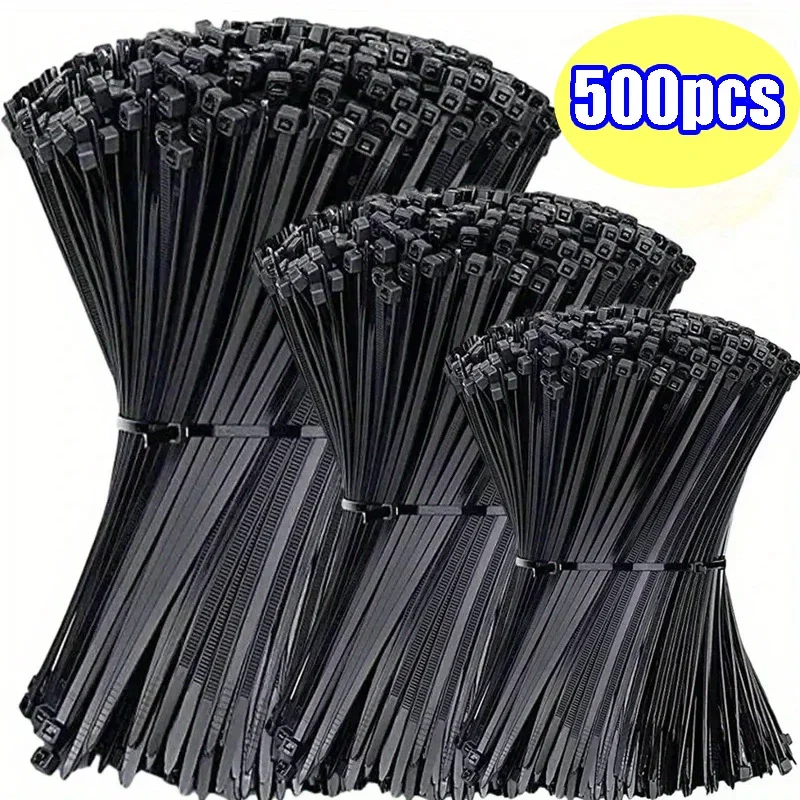 1000 stuks zwarte nylon kabelbinders gemengd pak zware zelfsluitende 1000 stuks zwarte nylon kabelbinders gemengd pak zware zelfsluitende