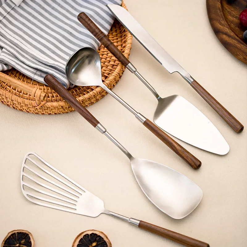 Kitchen Utensils 304 Stainless Steel Cooking Spoon