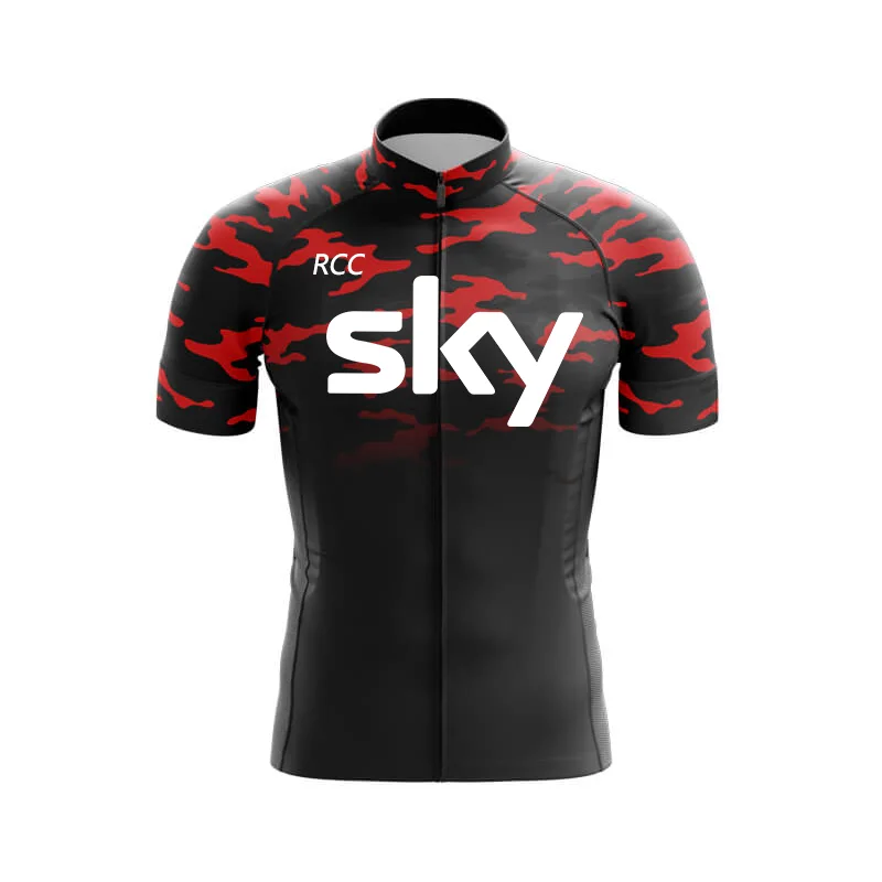 RCCSKY-Camiseta de ciclismo para hombre, ropa de ciclismo de manga corta, maillot de verano para bicicleta, novedad de 2024