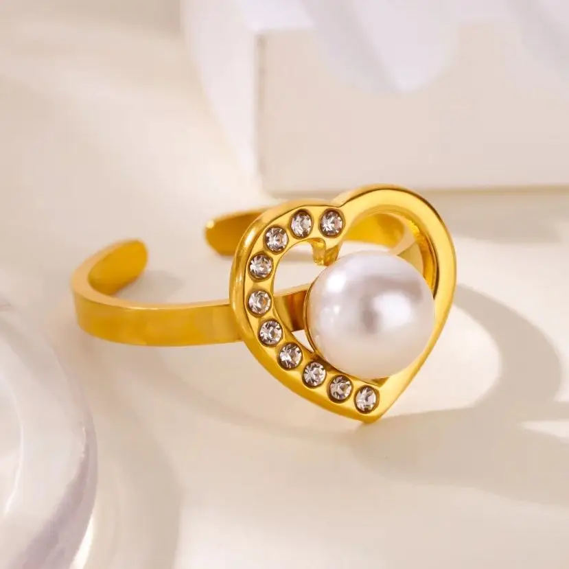 Imitation Pearl Jewelry Rings