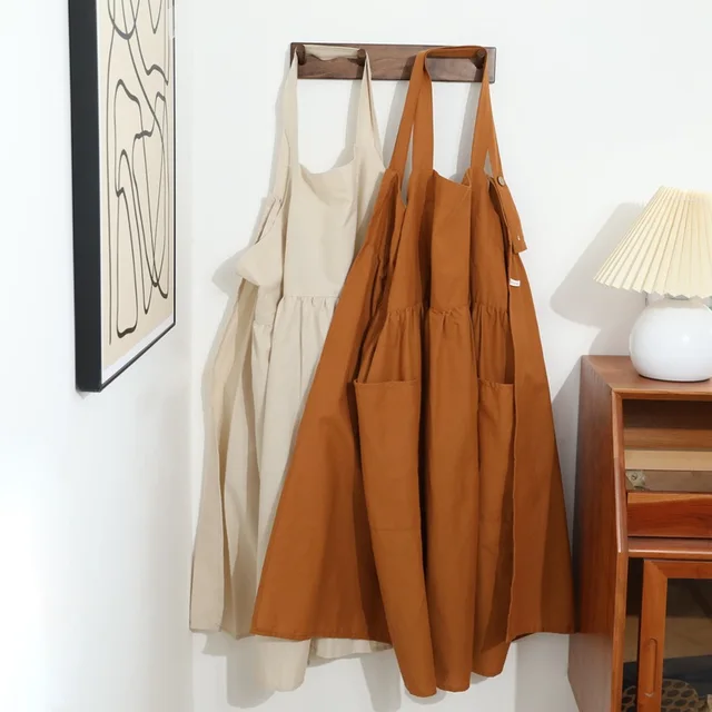 북유럽풍 코튼 앞치마: 주방의 필수품