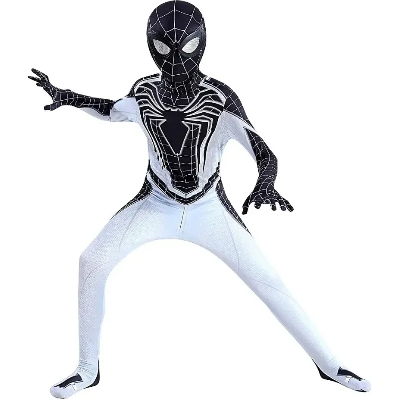 Superhero  Costume Bodysuit for Kids Spandex Zentai Halloween Cosplay Jumpsuit 3D Style