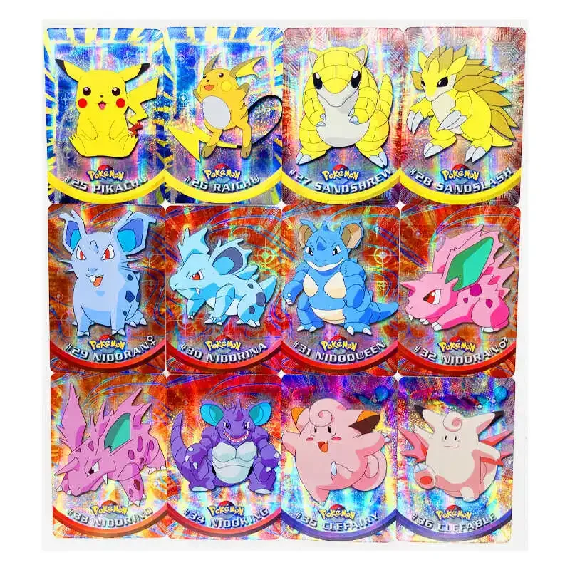 154pcs/set Pokemon PTCG Topps First Generation Collection