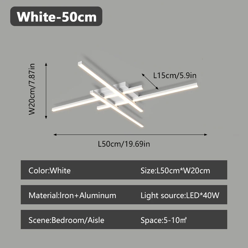 CLX023 White 50cm