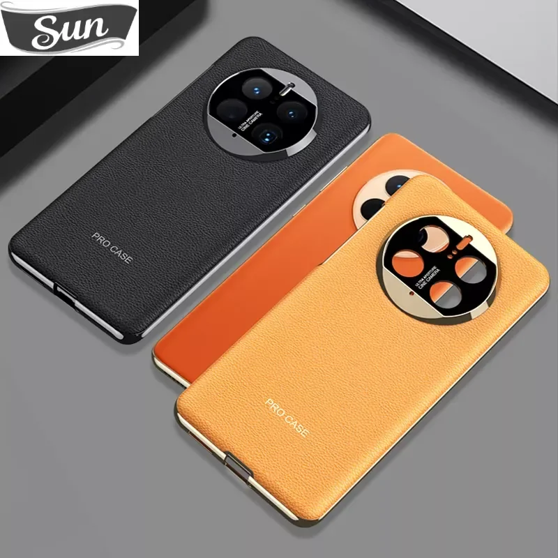 

Чехол для HUAWEI Mate 50 Pro, роскошный простой кожаный + Гальваническая рамка, легкий защитный чехол для камеры Huawei Mate 40 Pro GKK