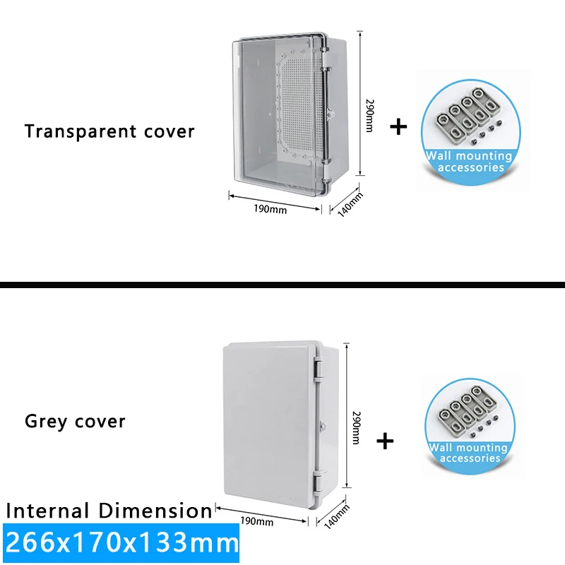 Heavy-Duty Waterproof Electrical Enclosure - IP66 Weatherproof & Dustproof