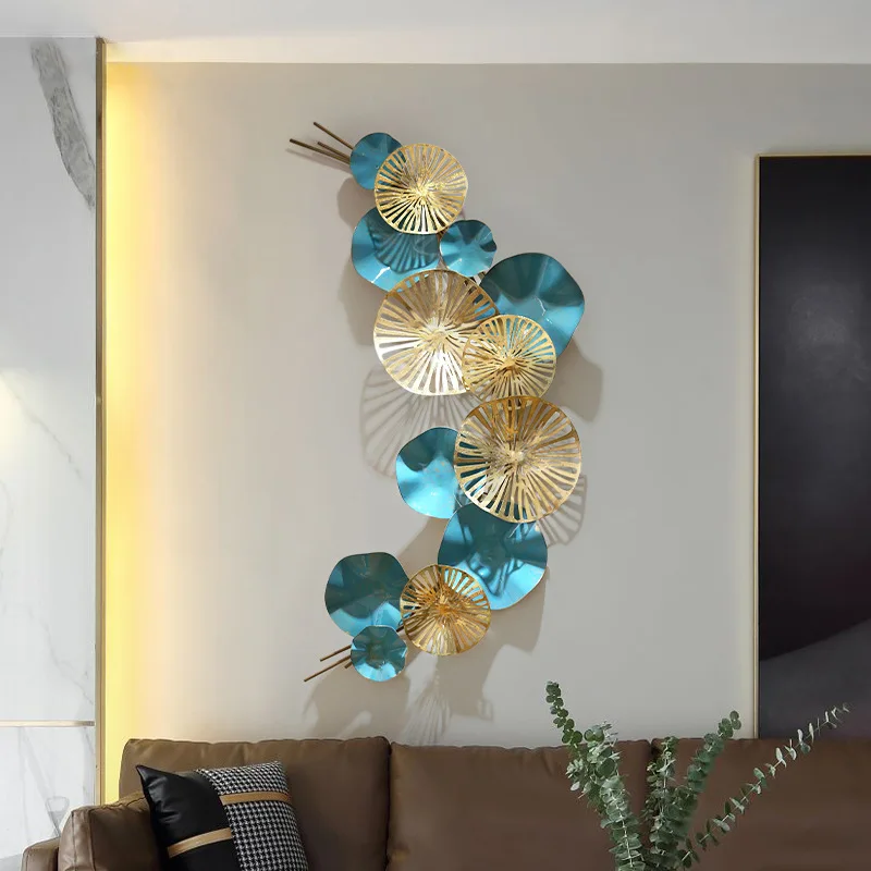 

European Style Wall Hanging Decoration Studio Decoration Living Room Background Three-dimensional Wrought Iron Creative Pendant