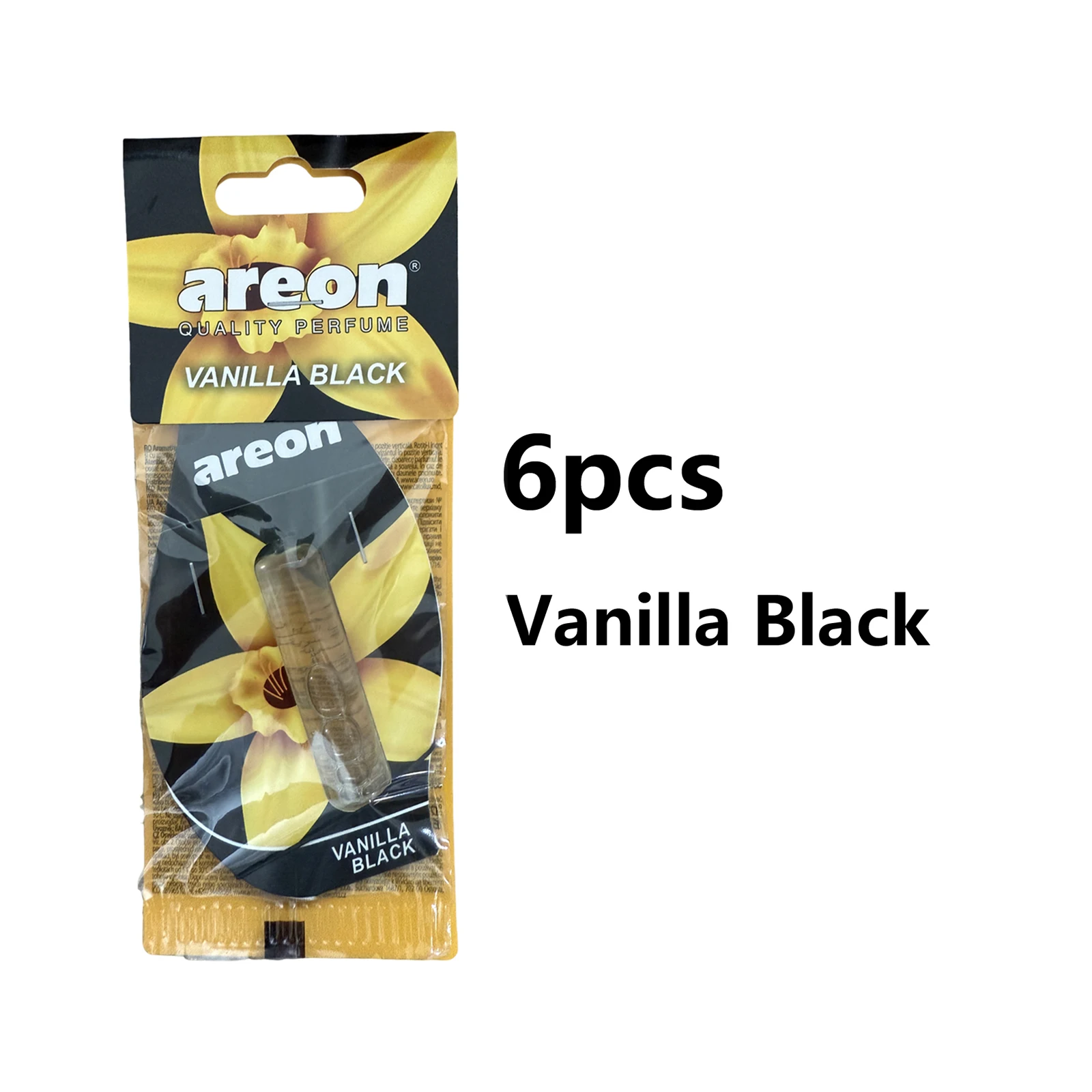 6pcs Vanilla Black