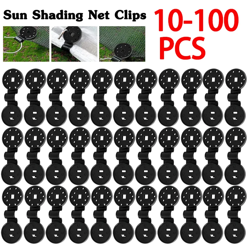 Clips For Shade Cloth Yardwe 50pcs Shade Cloth Clips Heavy Duty Plastic Netting Fixing Clips For Greenhouse Sunshade Gardening Reusable Sturdy Easy To Store Awning Plastic Clips