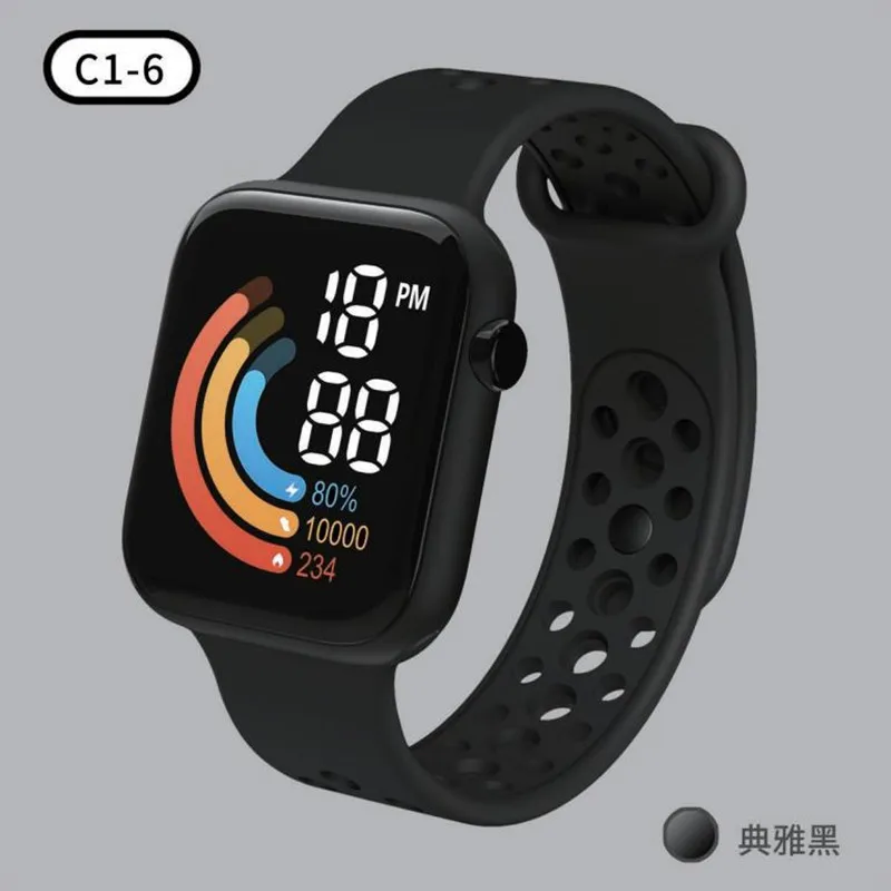 

Children Electronic Watch Kids Waterproof Wristwatch Boy Girls Sport LED Silicone Strap Kids Watches Student Gift For Wholesale