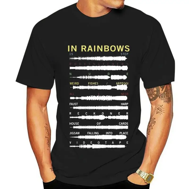 Radiohead - In Rainbows - Sound Wave T Shirt Radiohead Ok Computer Oknotok Soundwave Sound Wave Music Album Alternativa