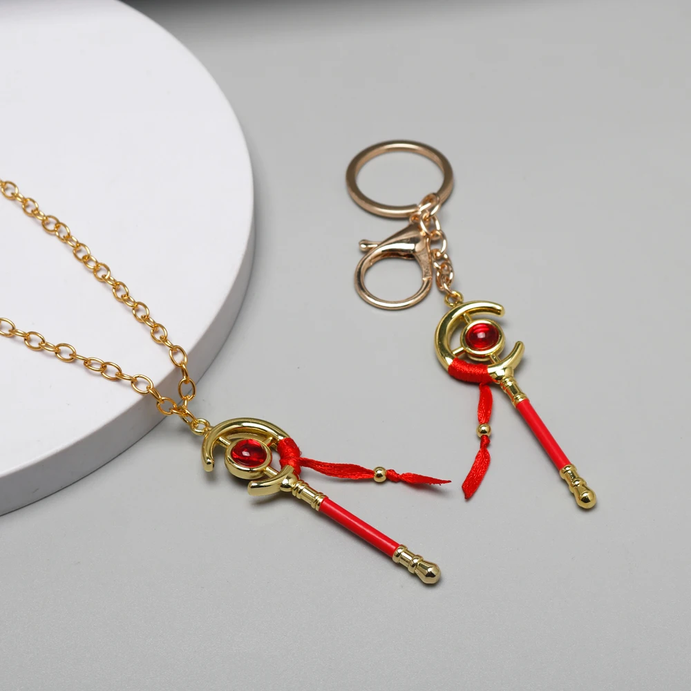 Anime Frieren At The Funeral Frieren Cosplay Key Chain Beyond Journey's End Magic Wand Keychains Bag Pendant Accessories
