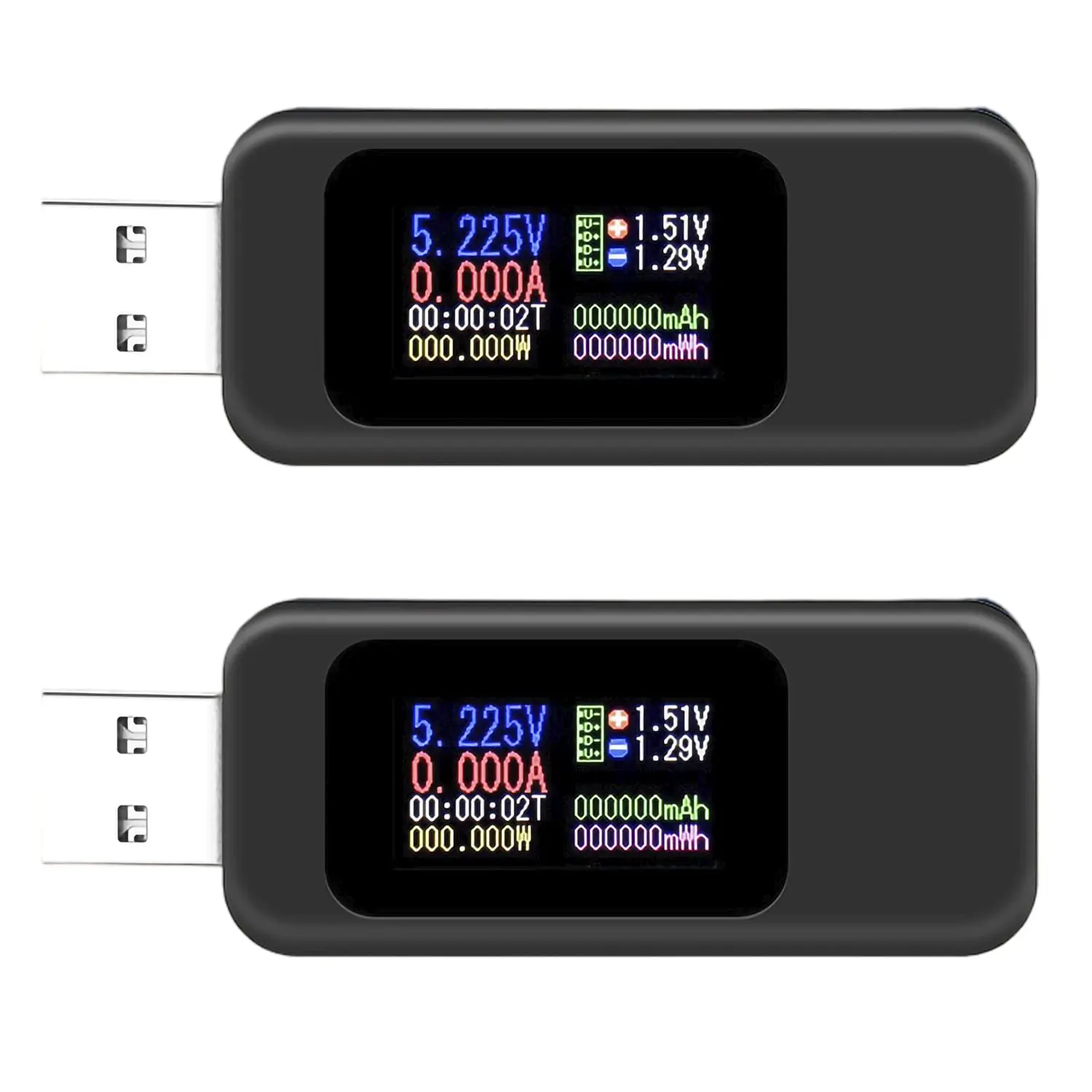 10 in 1 USB DC Tester Type-C 4-30V Voltage Meter Timer Ammeter Digital Monitor Power Off Indicator Charger