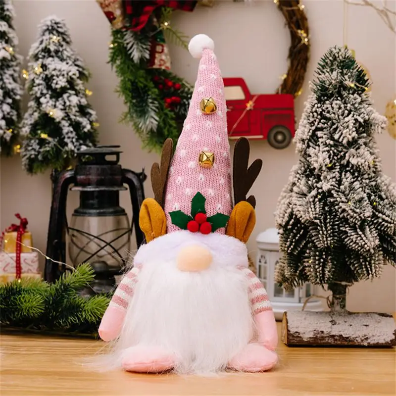 thumbnail image 1 of Muñeco de Papá Noel de pie 2025, regalo de Navidad para niños, decoraciones para árboles de Navidad, suministros para fiestas de bodas en el hogar, adornos de peluche, 1 of 5