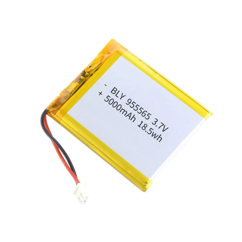3.7V 5000mAh 955565 Polymer Lithium Battery Lithium Ion Battery For Power Bank GPS Real Capacity