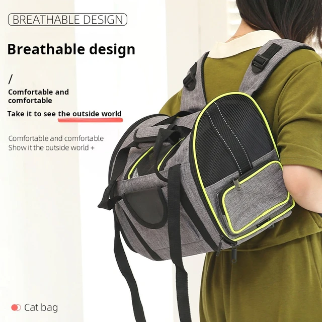 Cat Bag, Large Capacity, Portable Backpack, Cat School Bag, Pet Backpack, Cat Cage, Dog Space Capsule Supplies for Cats 2