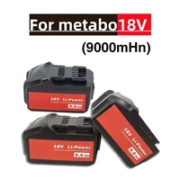 Pour Metabo 18V 4.0-9.0Ah batterie outils électriques perceuse clé marteau meuleuse pour Metabo 18VBattery Asc30 Asc55 2