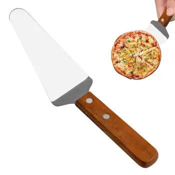Wood Handle Pizza Pie Server 1