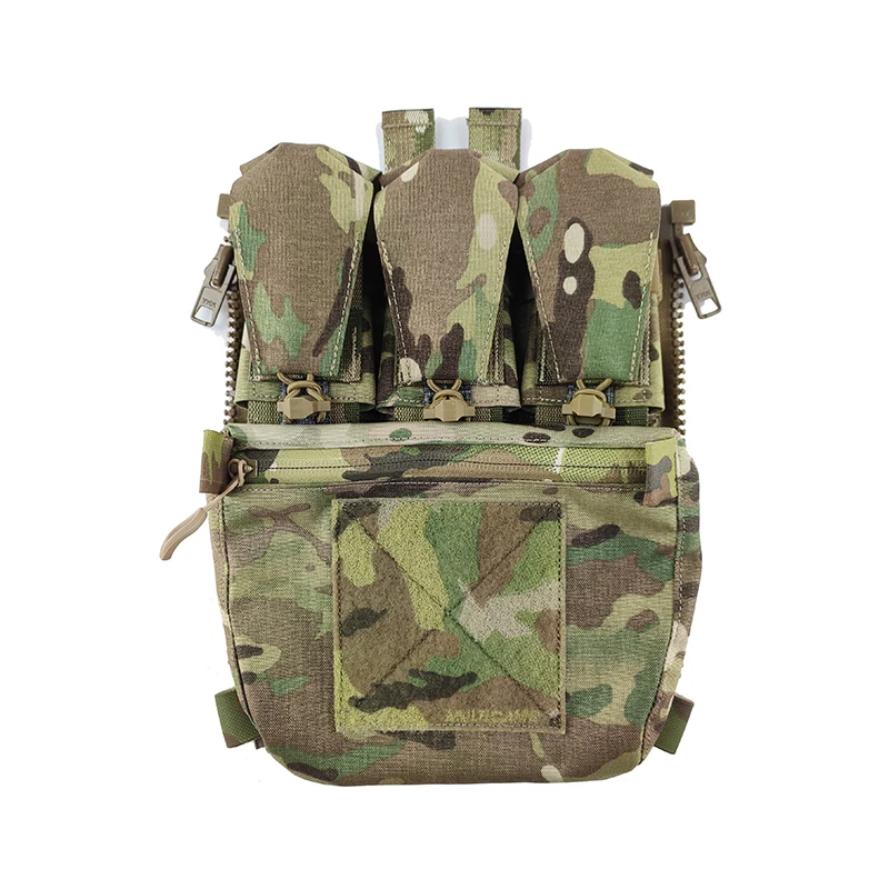 

TW-P115 Delustering TwinFalcons Tactical Back Panel Banger For Tactical Vest Military Molle Zipper Pack Bag 500D Cordura