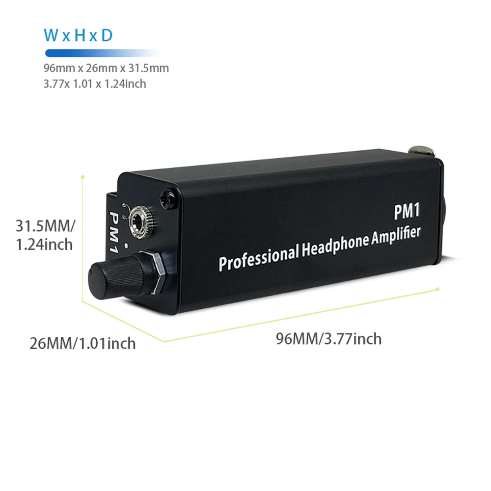 Headphone amplifier portable dac amplifier audio amp adapter headphone amplifier PM1 for Dj stage