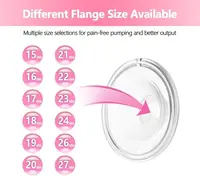 หน้าแปลนเข้ากันได้กับ Momcozy/Tsrete/Kmaier Wearable Breast pump Shield ใช้กับ Wearable S9 | S10 | S12 | S9 โปร | s12 Pro อะไหล่ปั๊ม 2