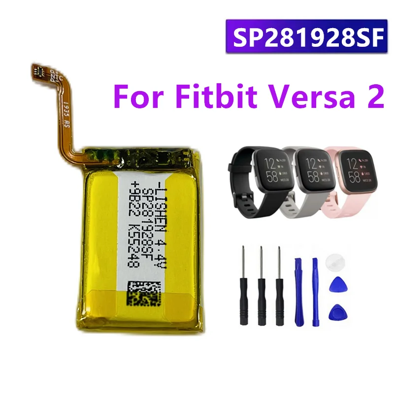165mAh SP281928SF Battery For Fitbit Versa 2 Smart Sports Watch Battery