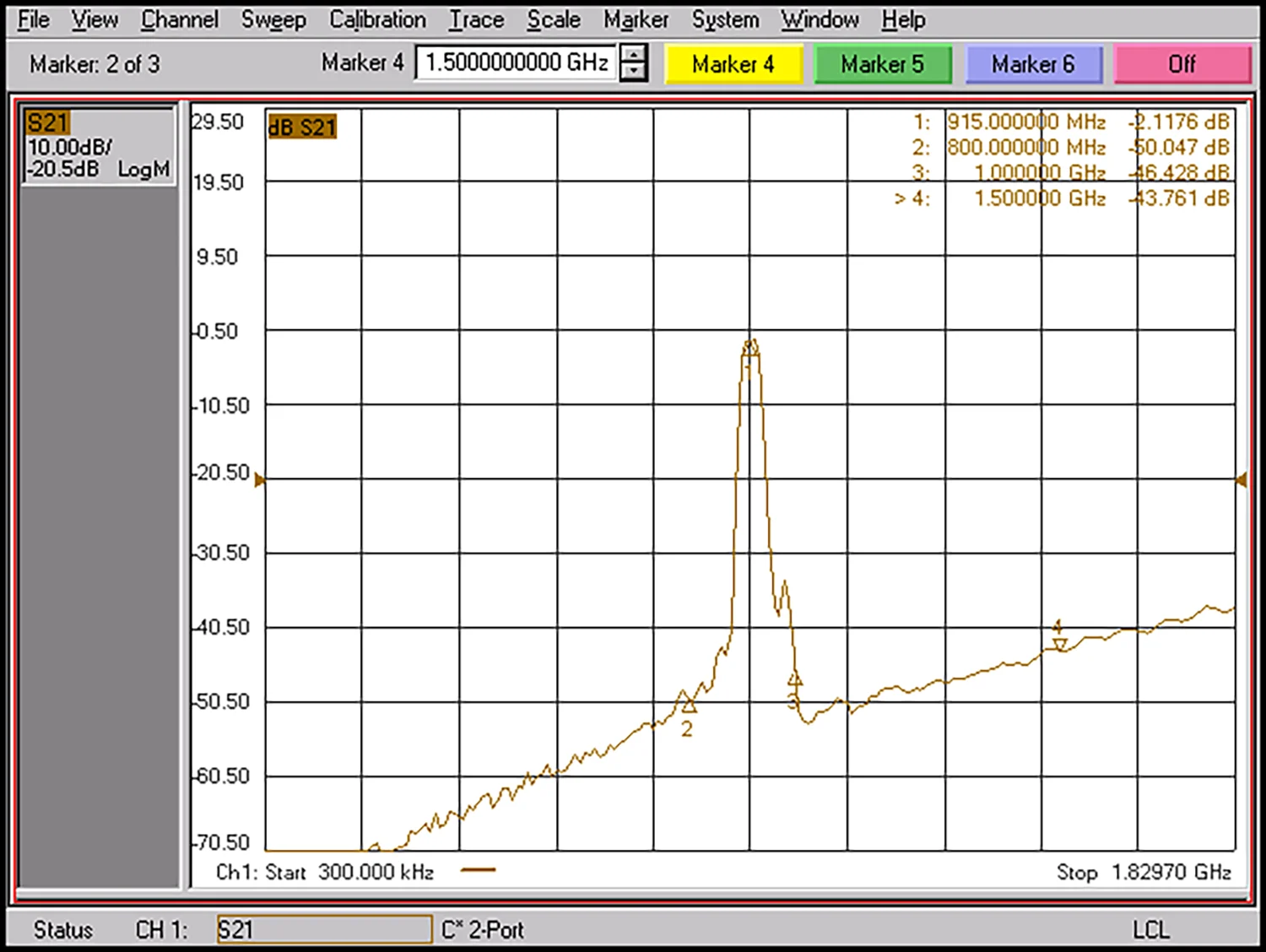 CNC SMA Bandpassfilter 433Mhz 868Mhz 915Mhz 1090Mhz 2.4Ghz 5.8Ghz BPF 1dB Bandbreite RF Signal Drohne LORA Helium Miner SDR – Detail 4