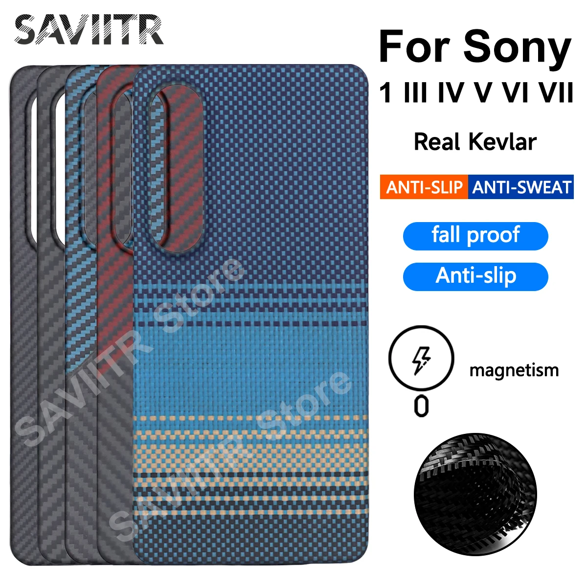 SAVIITR Kevlar Ultra Lightweight Protective Carbon Fiber Aramid Case