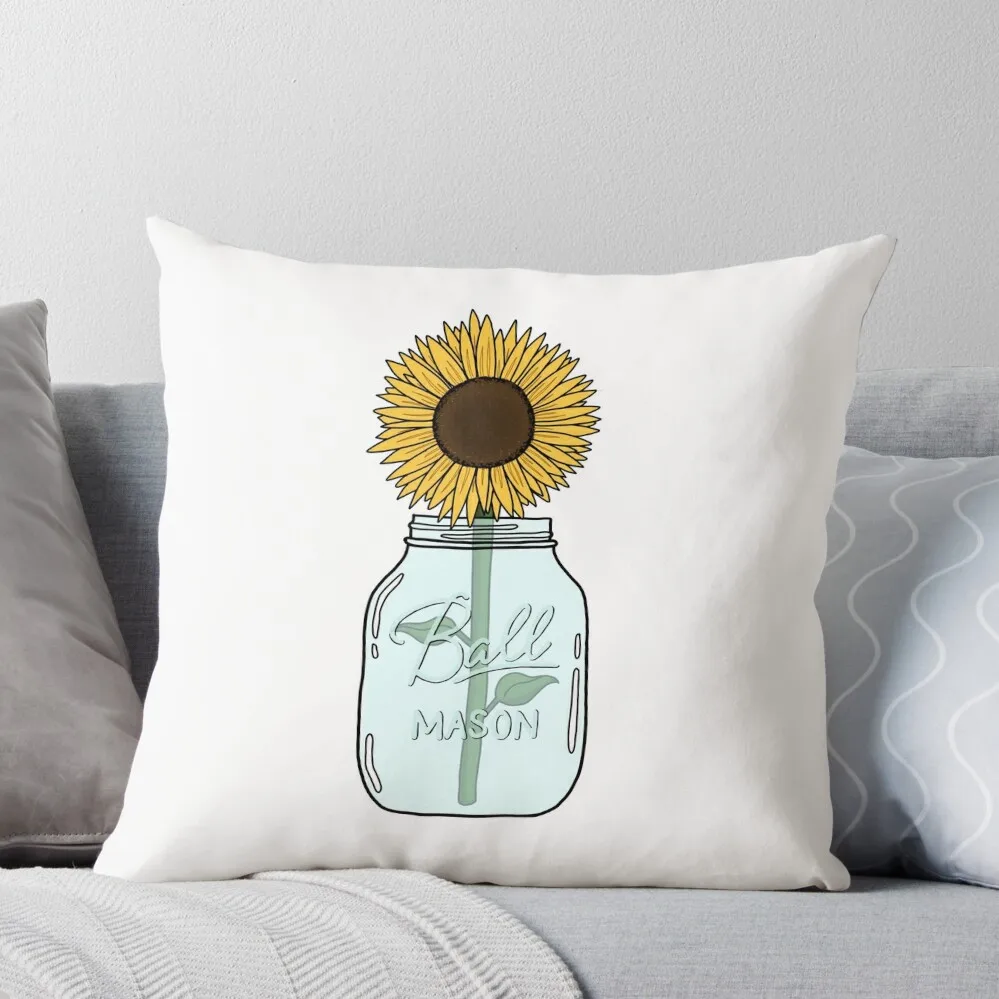 

Sunflower Throw Pillow anime girl Sofa Covers Luxury Cushion Cover