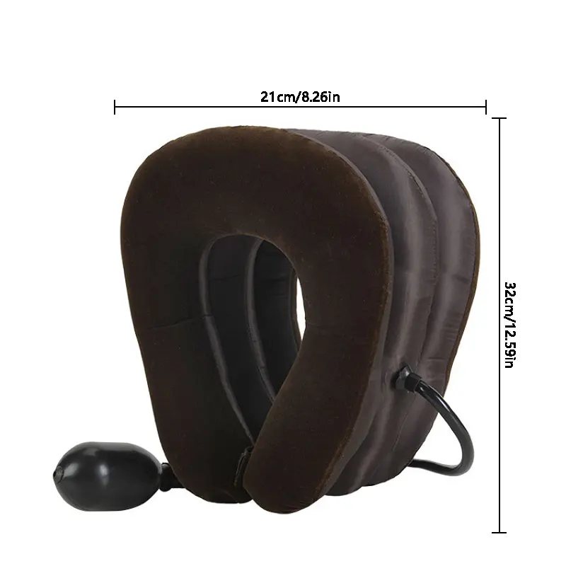 وسادة طبية نفخ للرقبة لإطالة الفقرات وتخفيف الألم - الصورة 6