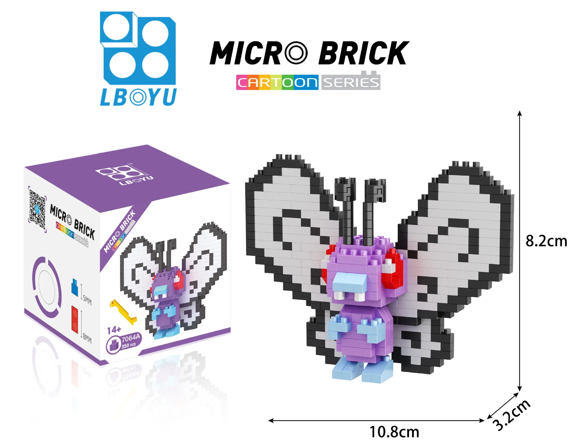 Pokemon Micro Building Blocks LBOYU Jigglypuff Gengar Mudkip Piplup Raichu Bulbasaur Pikachu Mini Brick Figures Toy  For Kids 4