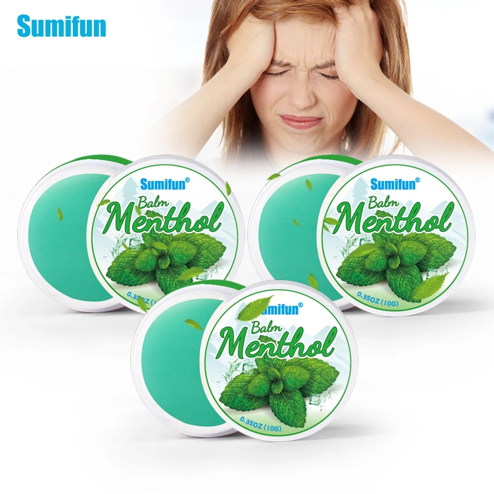 

1/2/3Pcs Sumifun Menthol Balm Mint Refresh Cream Cooling Oil Mosquito Bites Itching Ointment Relieve Headache Dizziness Plaster