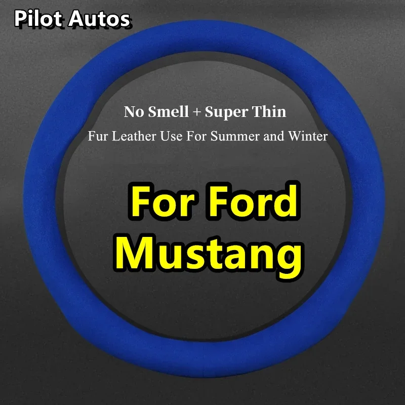 Per Ford Mustang Coprivolante Per Auto Nessun Odore Pelle Di Pelliccia Super Sottile Fit 3.7 V6 5.0 Gt Boss 302 Gt500 2.3T 2012 2013 2015