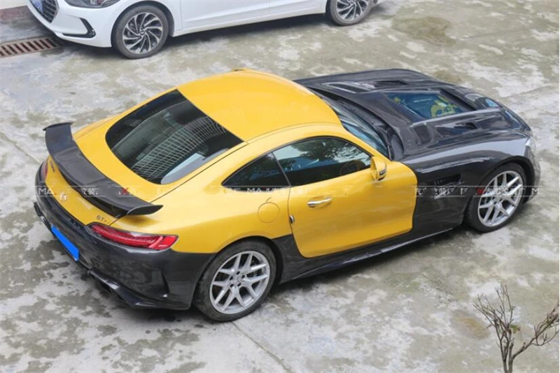 For Mercedes Benz AMG GT GTS GTC 2015-2023 Real Carbon Fiber Spoiler REAR WING TRUNK LIP SPOILERS High Quality GTR Splitters 40 - Racext For Mercedes Benz AMG GT GTS GTC 2015-2023 Real Carbon Fiber Spoiler REAR WING TRUNK LIP SPOILERS High Quality GTR Splitters - - Racext 39