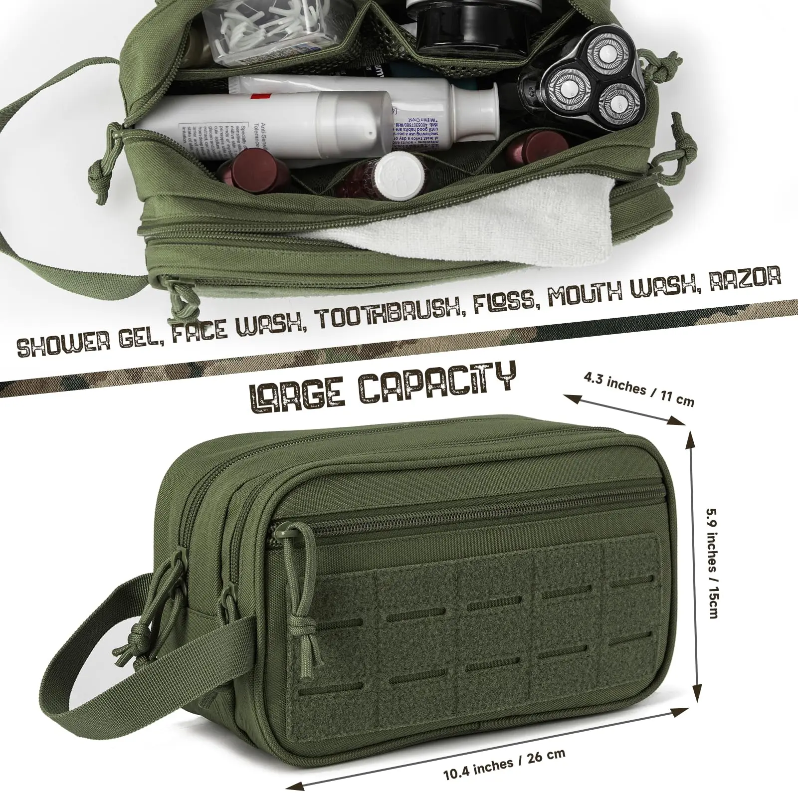 Men's Travel Toiletries Organizer Kit