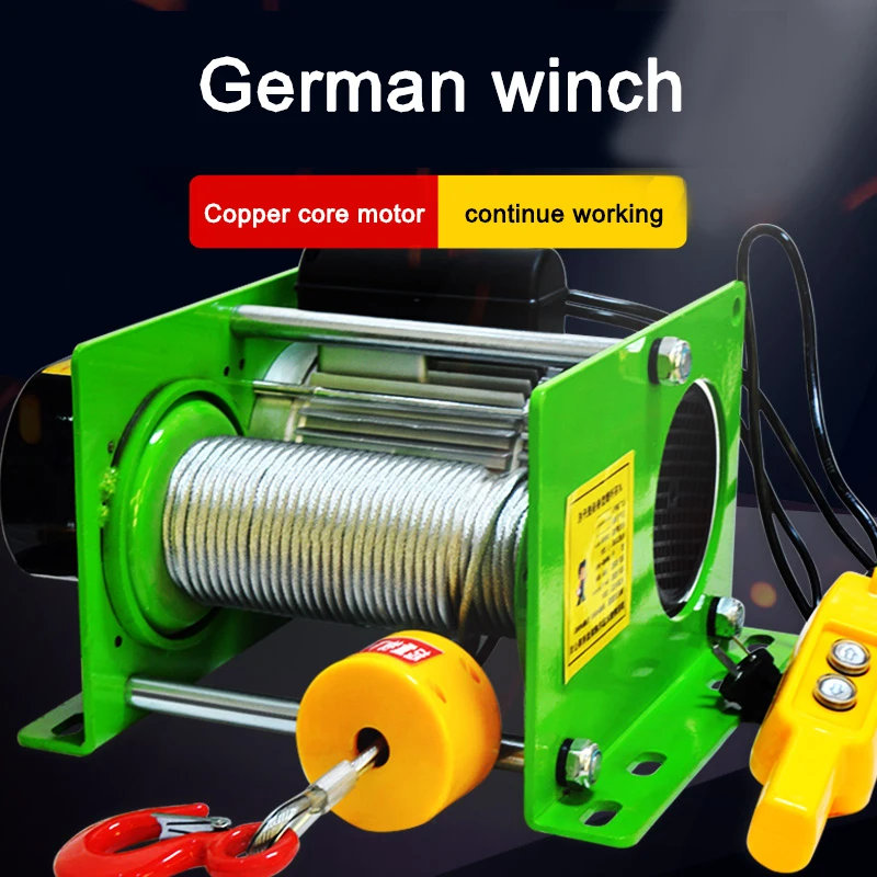 220V380VGermanstylehoistheavyduty1tonsmallelectrichoistwirelessremotecontrolcrane.jpg