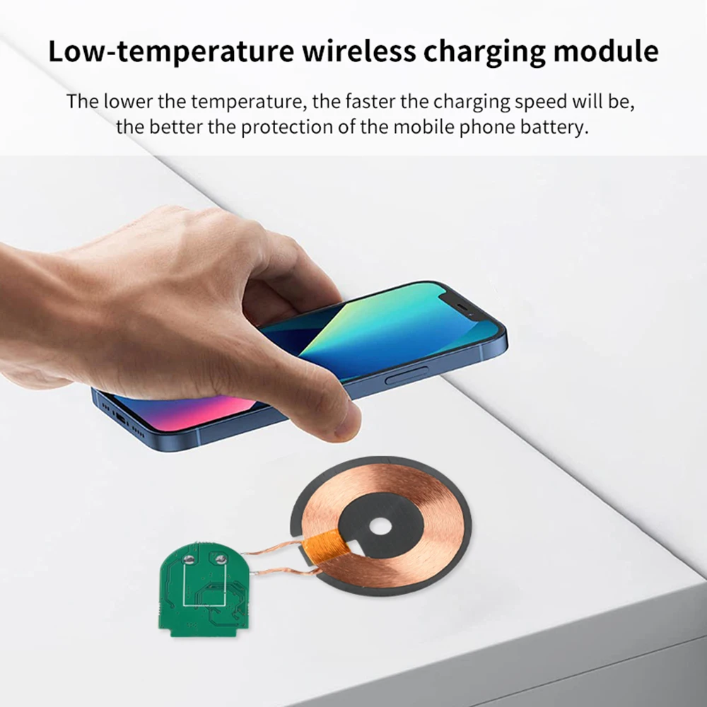 15W Wireless Charging Module Transmitter PCBA Wireless Charger Motherboard Magnetic Wireless Charging Motherboard&Coil for phone