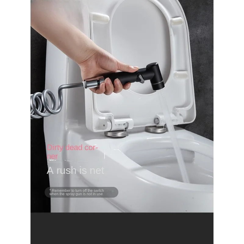 Description Picture 2 of itemToilet spray gun pressurized toilet faucet significant other women washer flusher nozzle toilet artifact high pressure water gun