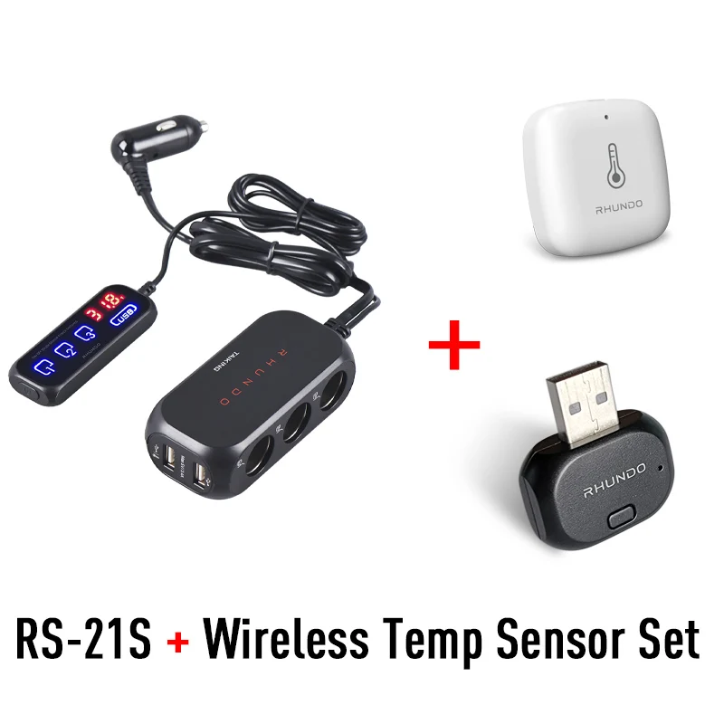 Rshido-デュアルUSBシガレットライター,3ポート,12v dcアダプター,充電