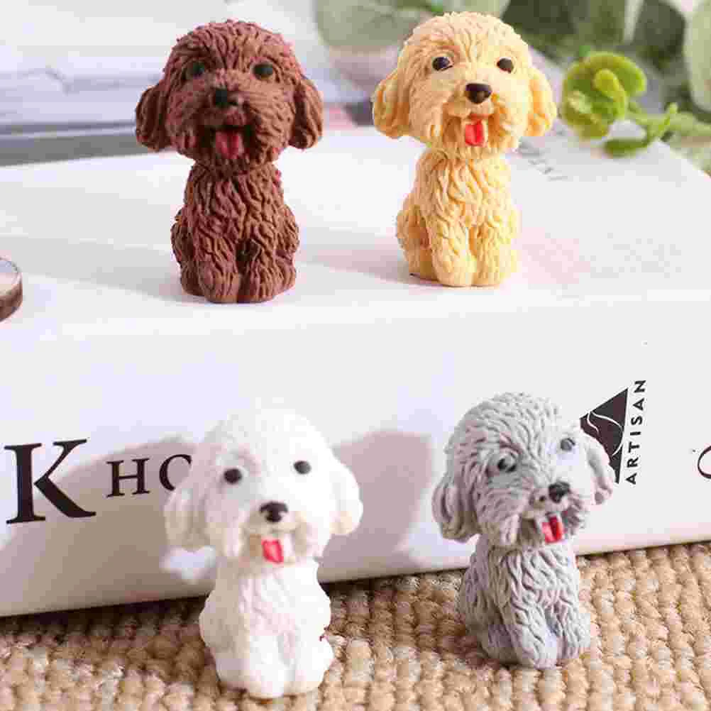 

24 PCS Puppy Eraser Stationery Pencil Creative Dog Childrens Toys Students The Gift Erasing School Cartoon