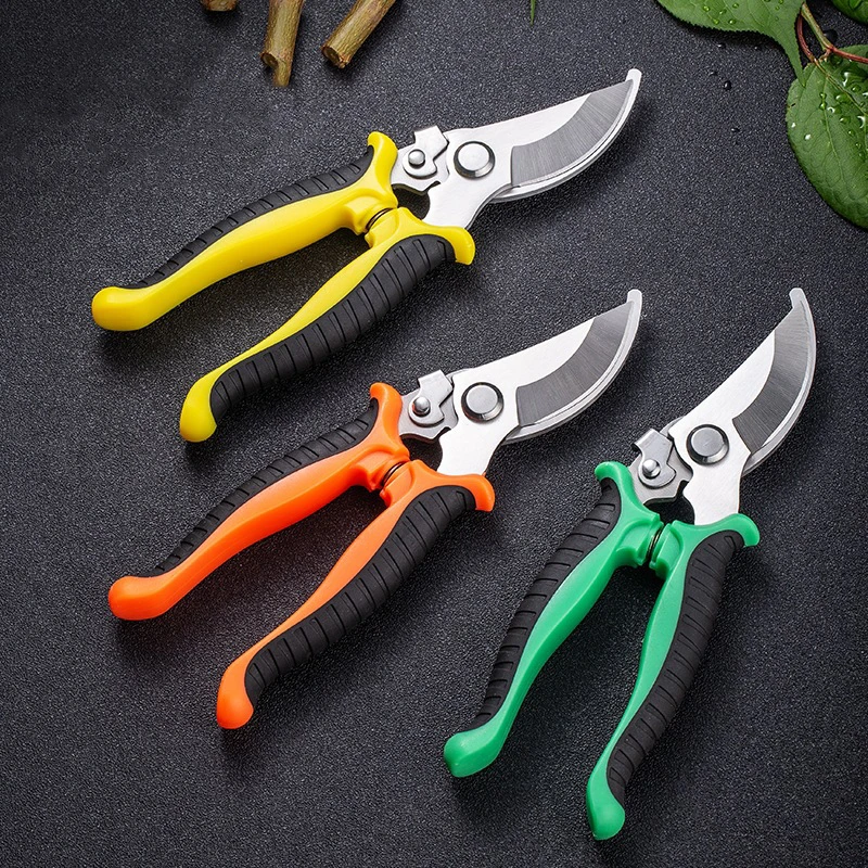 Deli Garden Pruning Shears, 8 Bypass Gardening Pruner, Garden Scissors, Garden  Clippers, Black 