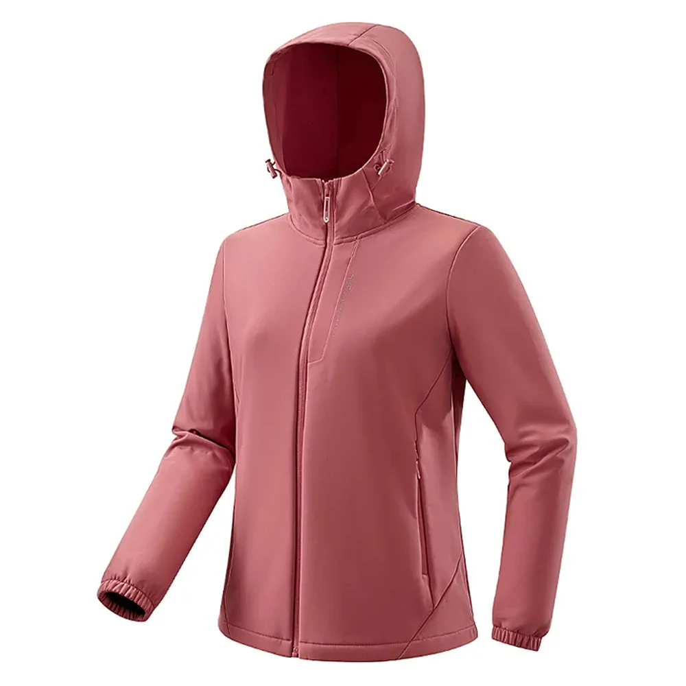 Arazooyi Fleece Softshell Jacket Women Waterproof Warm Windbreaker Camping Climbing Skiing Raincoat Winter Jackets For Women cy hi001 heated insole for men women cuttable usb powered electric heating shoe inserts foot warmers for winter camping skiing cycling climbing