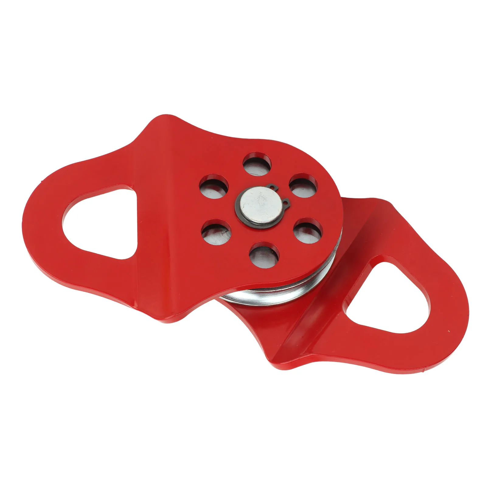 Towing Pulley Heavy Duty 4T Snatch Pulleys Block for Synthetic Rope or Steel Cable 4T Breaking Force Winches Pulley Sheave for Truck
