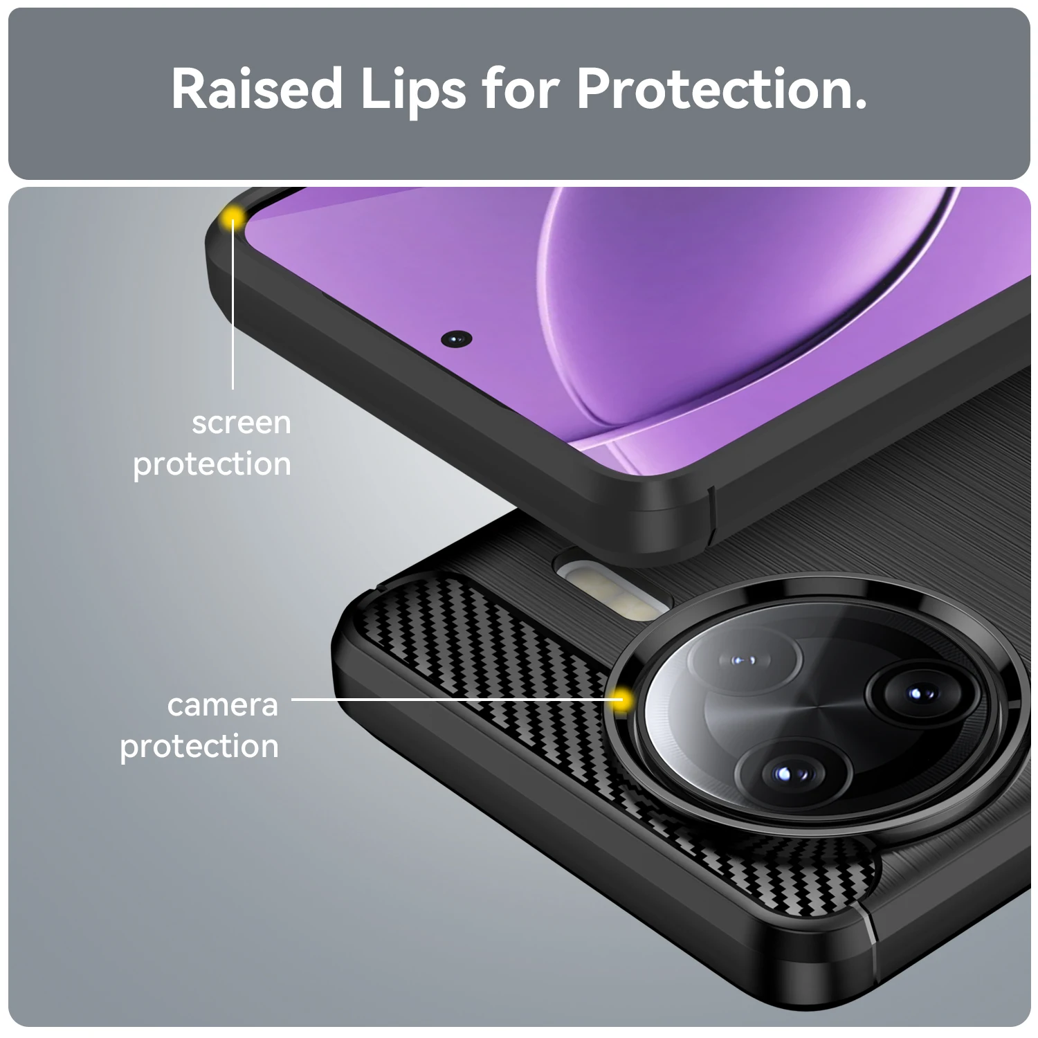 Flexible TPU Shockproof Protective Phone Case Cover